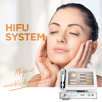 آلة الجسم HIFU بالموجات فوق الصوتية المركزة ، آلة العناية بالبشرة 8D HIFU
