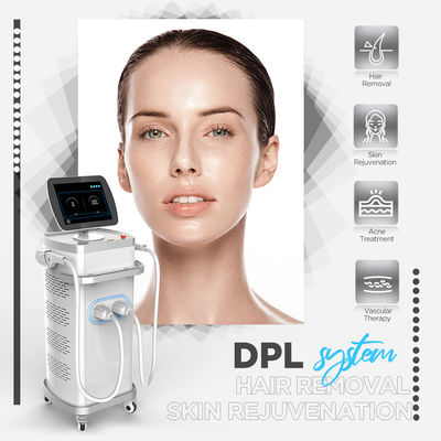 آلة إزالة الشعر بالليزر IPL الدائمة ، آلة ليزر OPT متعددة الوظائف