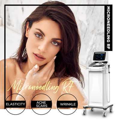 آلة Microneedling كسور RF البيضاء ثابتة لصالون سبا