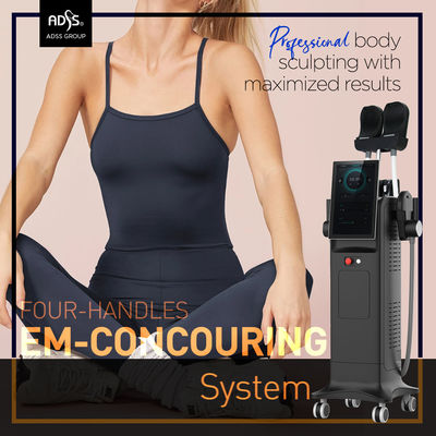 4 مقابض EM آلة ضئيلة نحت الجسم آلة Emslim Neo RF