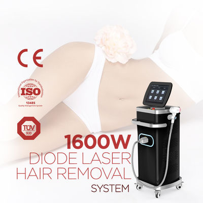 آلة إزالة الشعر بالليزر بالديود LCD 755nm+808nm+1064nm مع معايير طبية