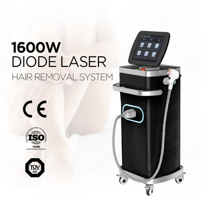 1600-2400W CE ISO 755 808 940 1064nm 4 موجة ليزر ثنائي الصدر لإزالة الشعر الثلج التيتانيوم متاح